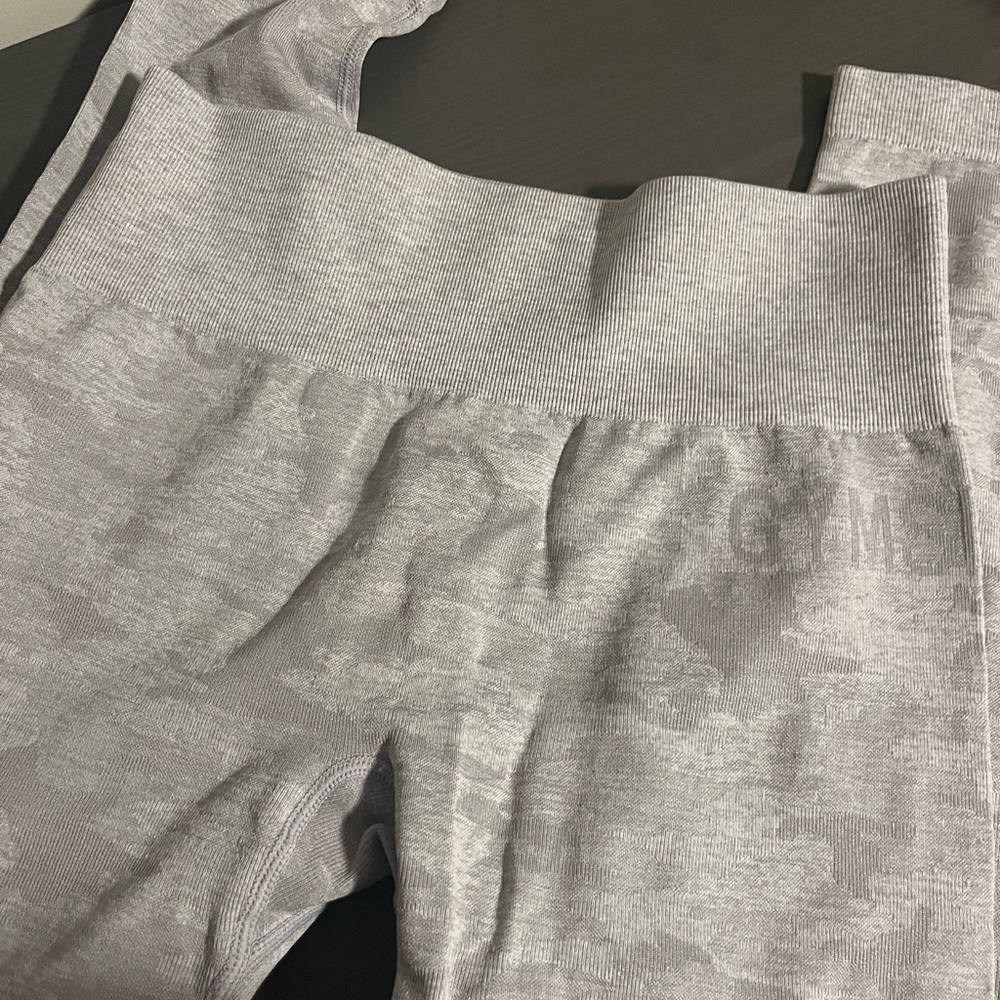 Gymshark Gray Camo Leggings